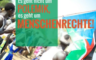 Es geht nicht um Polemik, es geht um Menschenrechte!