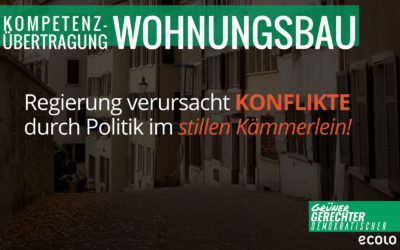 Regierung verursacht Konflikte durch Politik im stillen Kämmerlein!