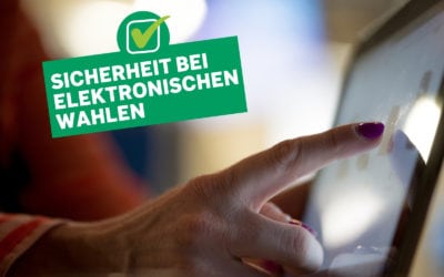 Sicherheit bei elektronischen Wahlen