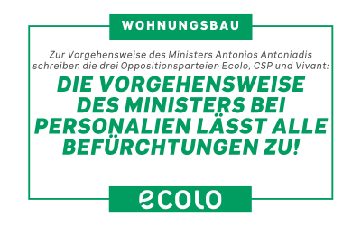 Pressemitteilung: Wohin geht der ostbelgische Wohnungsbau?