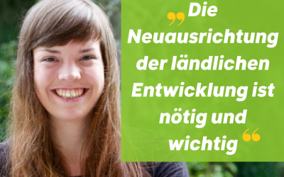 Neuausrichtung der ländlichen Entwicklung ist nötig und wichtig