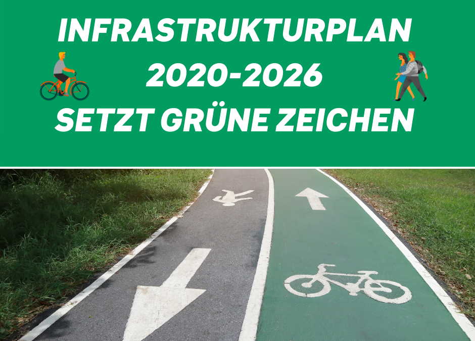 Infrastrukturplan 2020-2026 macht grüne Nägel mit Köpfen