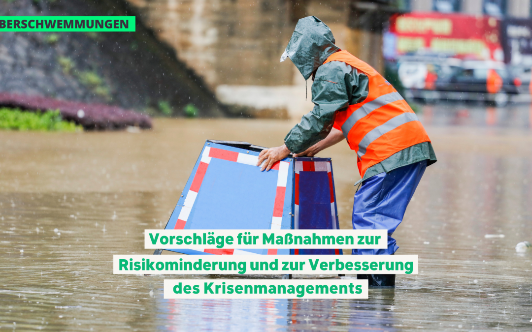 Überschwemmungen: Die Fraktionen PS, MR, Ecolo und Les Engagés reichen ihre Empfehlungen ein